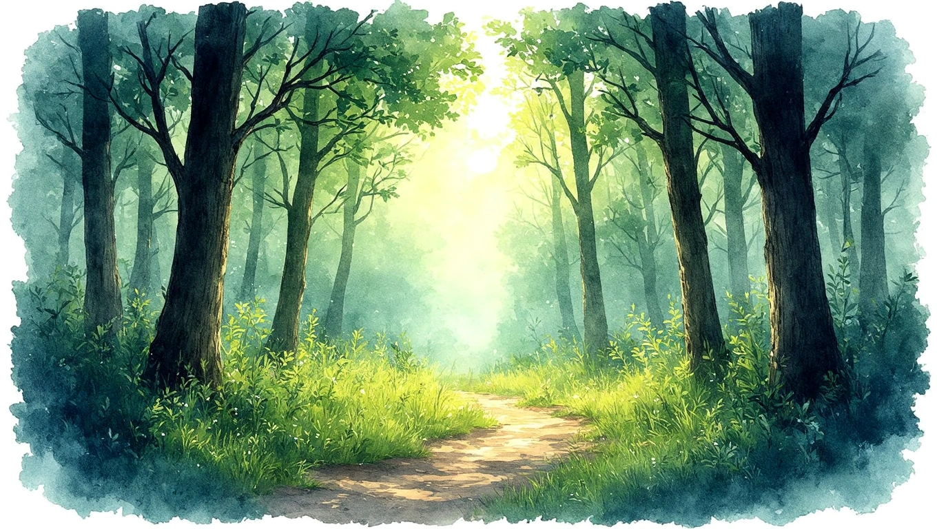 Nyugalom Erdeje illusztráció